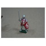 Vintage Painted Lead Toy Soldiers and Horse