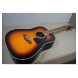 Ibanez 6 String Accoustic Guitar - Sunburst Finish