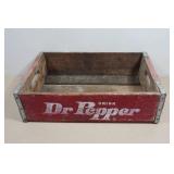 Vintage Dr Pepper Wooden Shipping Crate