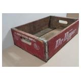 Vintage Dr Pepper Wooden Shipping Crate