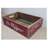 Vintage Dr Pepper Wooden Shipping Crate