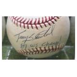 Terry Steinbach Autographed Baseball Inscribed "89 WS Champs!" Oakland Athletics