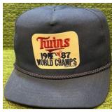 1987 Minnesota Twins World Series TRUCKER HAT !!  RETRO!!