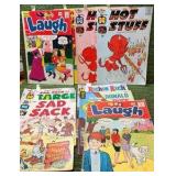 MIXED VINTAGE COMIC BOOK LOT! 10+ Comics w/ HOT STUFF, RICHIE RICH, & LAUGH !