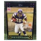 2007 Topps Adrian Peterson Minnesota Vikings Rookie Card #301