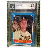 1987 Donruss Highlights #54 MARK McGWIRE  - Donruss AL Rookie Of The Year 8.5