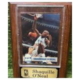 Shaq plaque. SHAQUILLE O