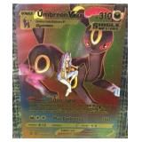 Umbreon Vmax Single Strike Hp310 Rainbow Foil Fan  Art  Card Dark Signal