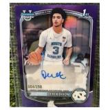 2025 Bowman Chrome University Derek Dixon Purple Auto /250 #CPA-DD