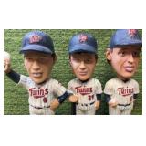 Steve Lombardozzi, Mark Davidson, & Gary Gaetti 1987 World Series Champions BOBBLE HEAD LOT of 3 ! Minnesota Twins