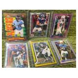 2025 Topps Chrome Football INSERTS!  CAM, SKAT, PARALLELS, NUMBERED!! NFL (6) Cards