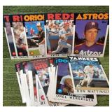 1986 Topps Baseball Star Lot of 20+ OVERSIZED Cards *   HOF * RYAN, RIPKEN, ROSE +* Jumbo Cards