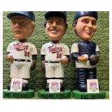 Joe Niekro, Frank Viola, Sal Buter 1987 World Series Champions Minnesota Twins LOT of 3 BOBBLE HEADS!