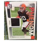 2025 Panini Donruss Rookie Phenom Quinshon Judkins RC Patch Cleveland Browns