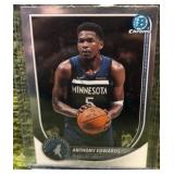 2025-2026 Bowman Chrome Anthony Edward’s Silver Refractor #BCV-103
