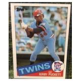 KIRBY PUCKETT #536 -  1985 TOPPS  - ROOKIE RC Minnesota Twins