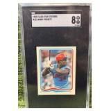 1985 Fleer Star Stickers #122 Kirby Puckett Twins RC/Rookie SGC 8 Minnesota Twins