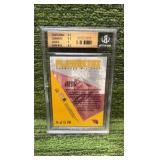 2004 Fleer Showcase Football "Insert" Cards Playmakers Anquan Boldin #14PM Graded 9.5