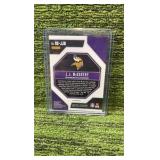 2024 Panini Prizm Rookie Gear J.J. McCarthy Minnesota Vikings RG-JJM Card