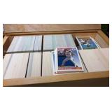 Baseball Cards LOT in Wood Box- 90
