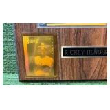 Rickey Henderson 939th Stolen Base Plaque 1991 Athletics Trading Card Tribute.