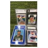 GRADED CARD LOT of 6 Cards in TOTAL MLB - MIXED LOT w/ Craig Lefferts, Jason Kendall, Tino Martinez & More!