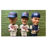 Joe Niekro, Frank Viola, Sal Buter 1987 World Series Champions Minnesota Twins LOT of 3 BOBBLE HEADS!