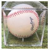 Terry Steinbach Autographed Baseball Inscribed "89 WS Champs!" Oakland Athletics