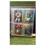 10 PAGE NFL CHROME BINDER 2025 Topps MIXED INSERTS ! 40 cards in Total