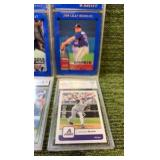 Graded Card of 4 ( Chan Ho Park Gem Mint 10, Mike Mussina Beckett 8.5, Brandon Webb BCCG 10, & 1998 Leaf Rookies 9 MINT)