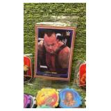 WRESTLING LOT- POKER CHIPS- NECKLASS- & Sealed Undertaker Card!