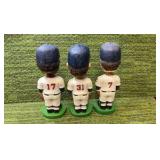 Les Straker, Dan Schatzeder, & Greg Gagne 1987 Wolrdd Series Champions Minnesota Twins BOBBLE HEAD LOT OF 3 !