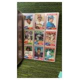 Vintage 1981 Topps Baseball Car Lot in Binder- MIXED LOT