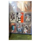Mixed Sports Lot in Binder Approx. 20+ Pages of All Sports Cards in Holder ! MLB NHL NFL