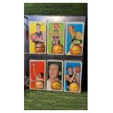 1970-1971 Topps Basketball Lot of VINTAGE BASKETBALL 12 PAGES !