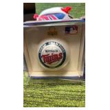 Minnesota Twins Ultimate Fan Lot 9 Items ( NEW HATS,Trivia, Pennant, THICK XMAS Stocking, Mini Bat, Ball, & More!)