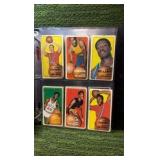 1970-1971 Topps Basketball Lot of VINTAGE BASKETBALL 12 PAGES !