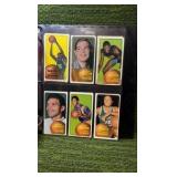 1970-1971 Topps Basketball Lot of VINTAGE BASKETBALL 12 PAGES !
