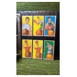 1970-1971 Topps Basketball Lot of VINTAGE BASKETBALL 12 PAGES !