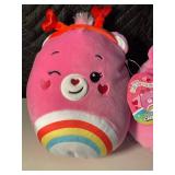 A1 - Squishmallows Care Bears Cheer Bear Plush Pair (Lot of 2)