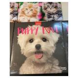 C4 - I Love Kittens & Puppy Love 2026 Wall Calendar Lot of 5