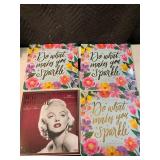 C4 - BrownTrout Marilyn Monroe & Bonnie Marcus Calendar Lot of 4