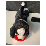 C4 - Plush Puppy Holding Red Heart