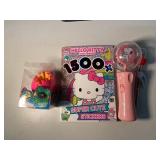 NV 4 - Hello Kitty & Friends Stickers, Light Spinner & Gear Sphere (Lot of 3)