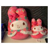NY 1 - Squishmallows Hello Kitty and Friends My Melody Plush (Lot of 2)