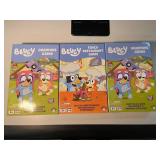 NM 2 - Bluey Board Game Lot of 3: Grannies, Fancy Restaurant & Classroom Game