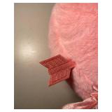 NY 1 - Pink Heart Plush Stuffed Animal With Wings