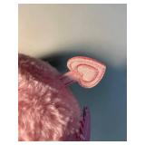 NY 1 - Pink Heart Plush Stuffed Animal With Wings