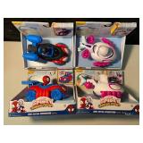 NJ 1 - Marvel Spidey and His Amazing Friends Web Action Speedsters (Lot of 4)
