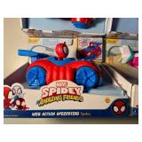 NJ 1 - Marvel Spidey and His Amazing Friends Web Action Speedsters (Lot of 4)